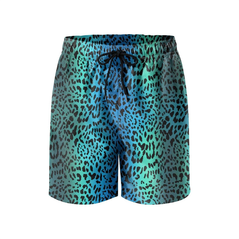 Fashion Leopard 3D Print Beach - Trunks Board Surf review and price